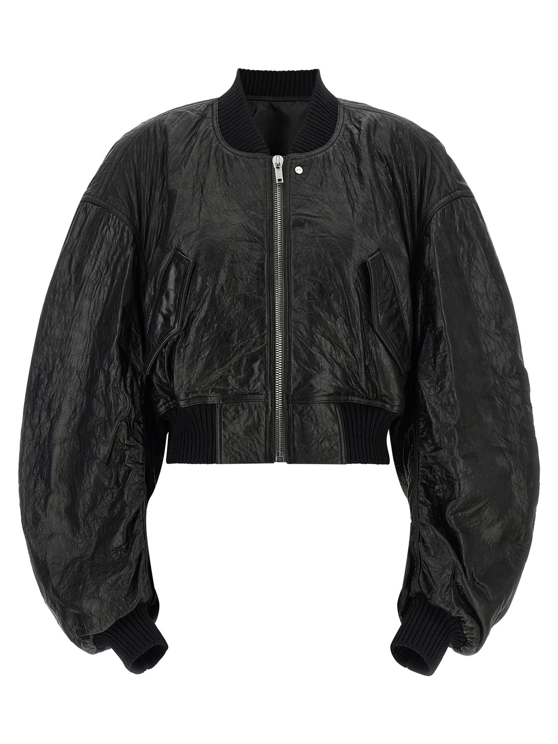 Black Lamb Leather Leather Jacket