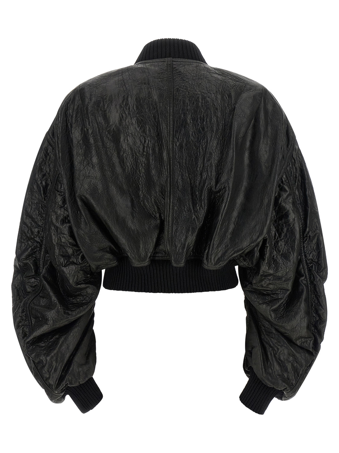 Black Lamb Leather Leather Jacket
