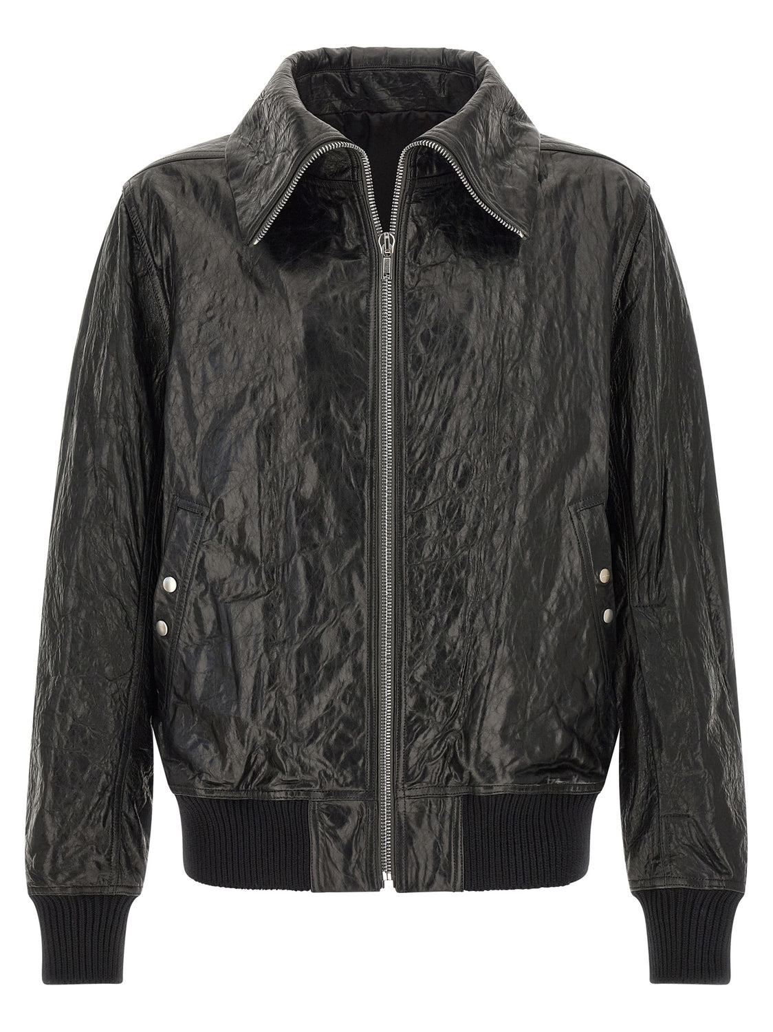 Black Lamb Leather Leather Jacket