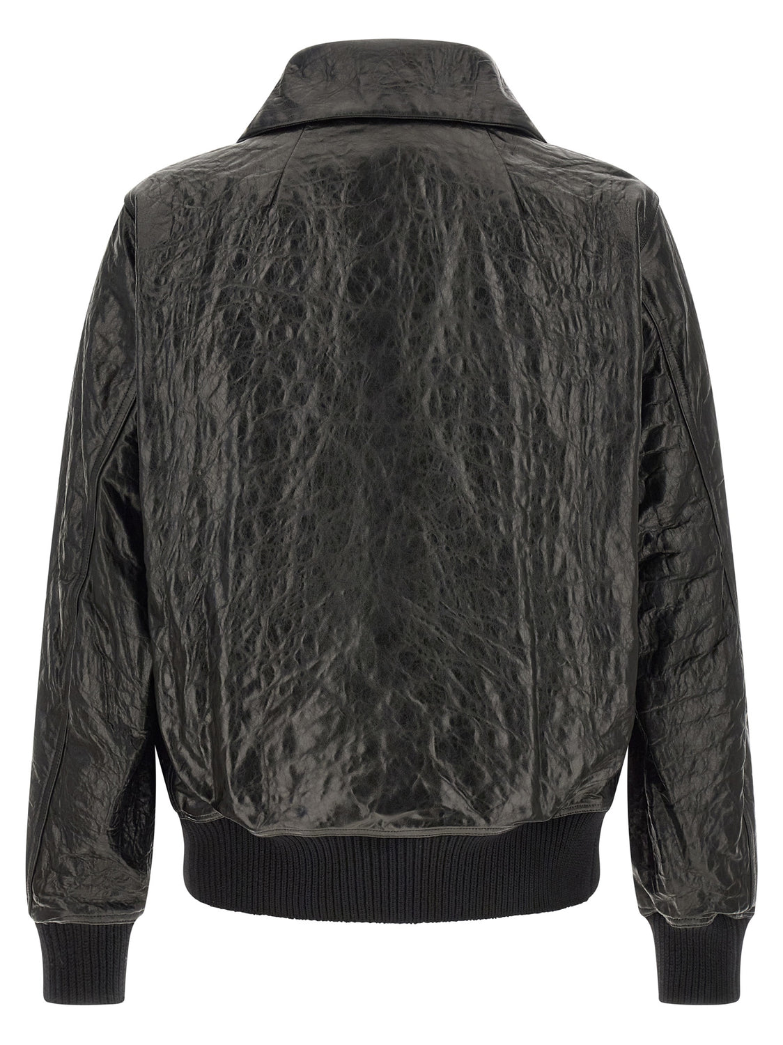 Black Lamb Leather Leather Jacket