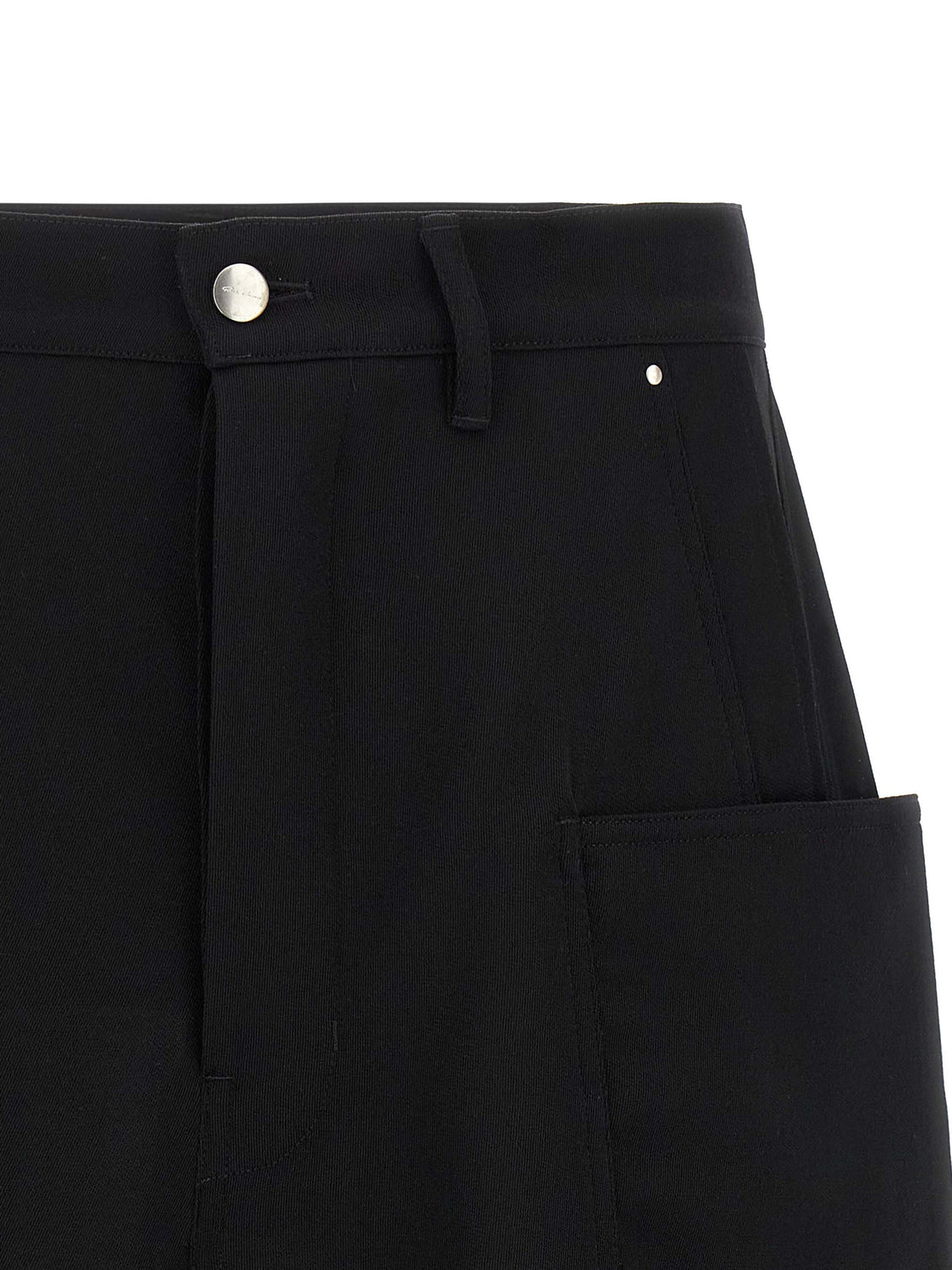 Black Wool Bermuda Shorts