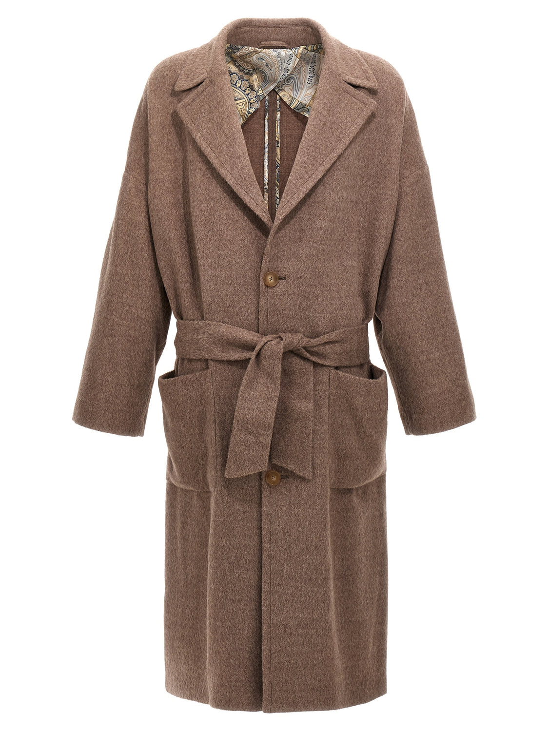 Beige Wool Coat