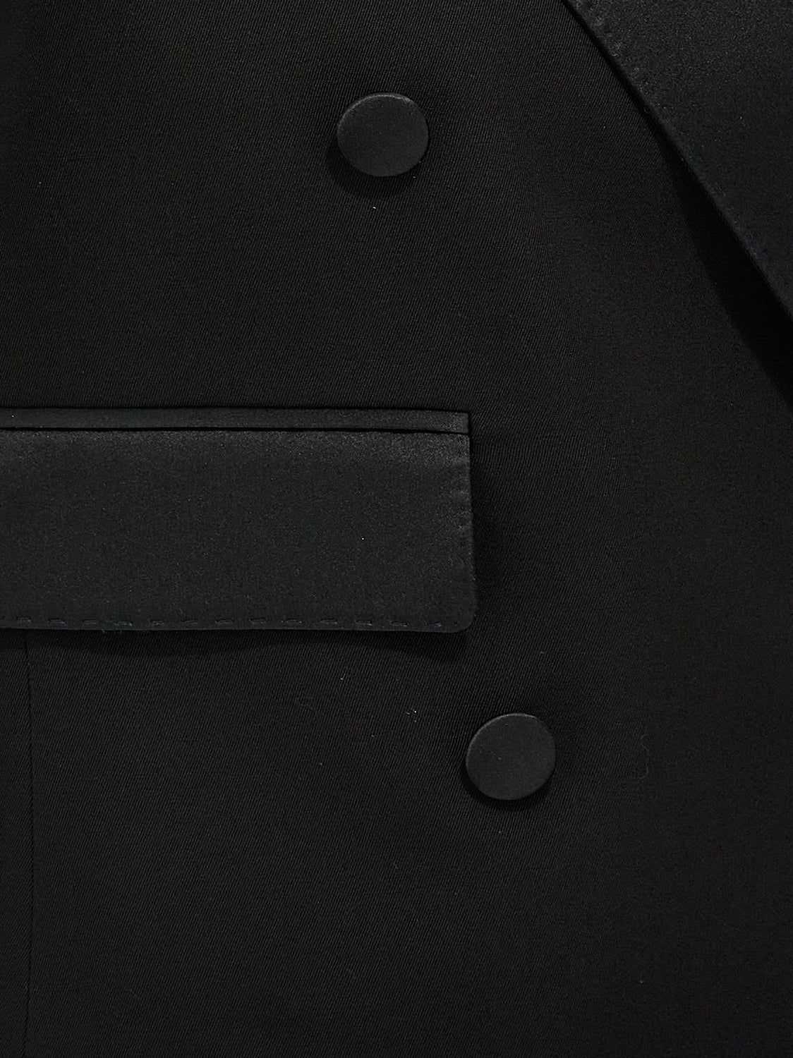 Black Silk Sleeveless Jacket