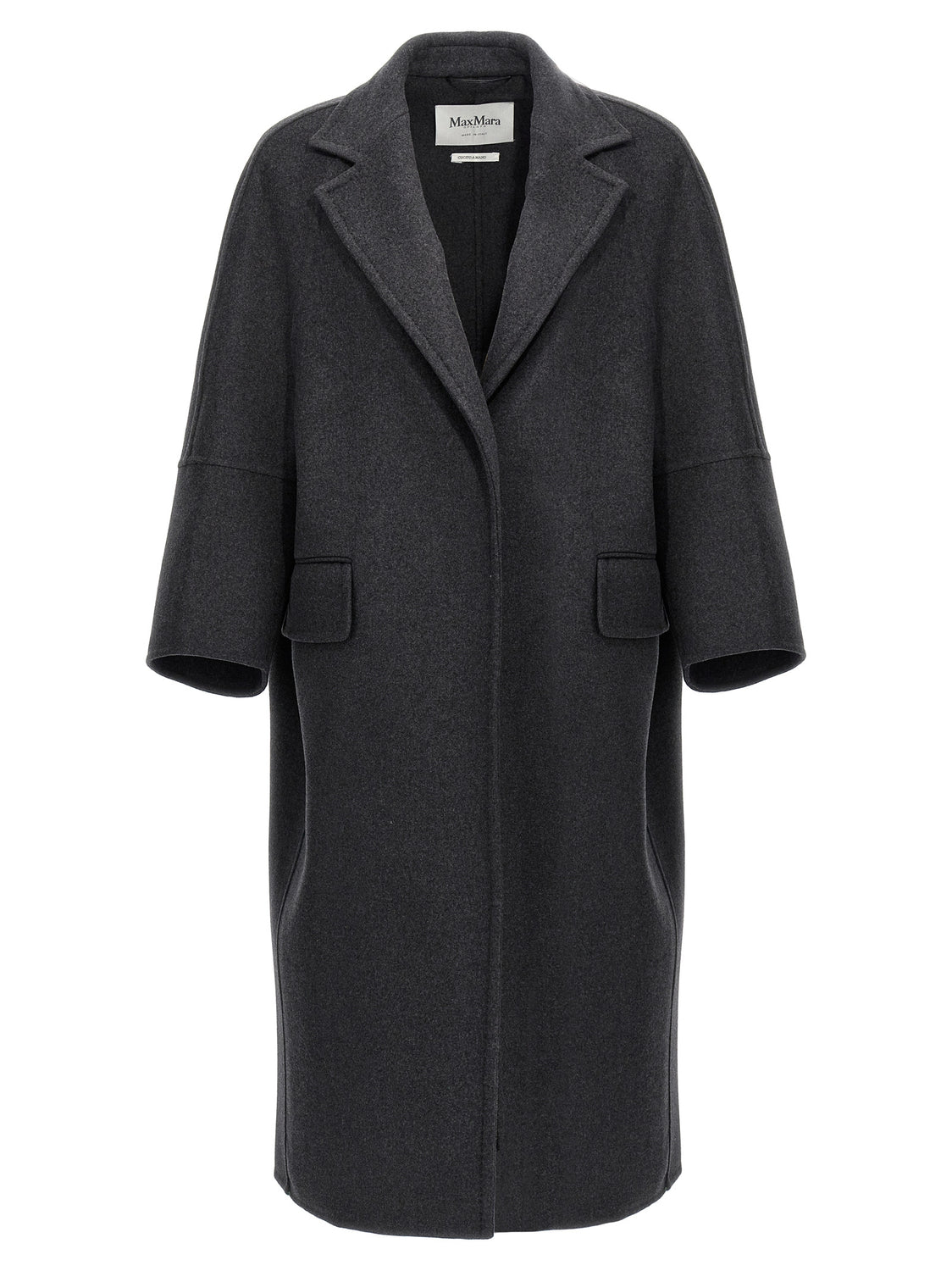 Gray Virgin Wool Coat