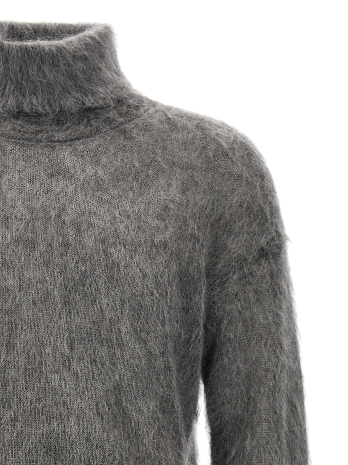 Gray Wool Cardigan