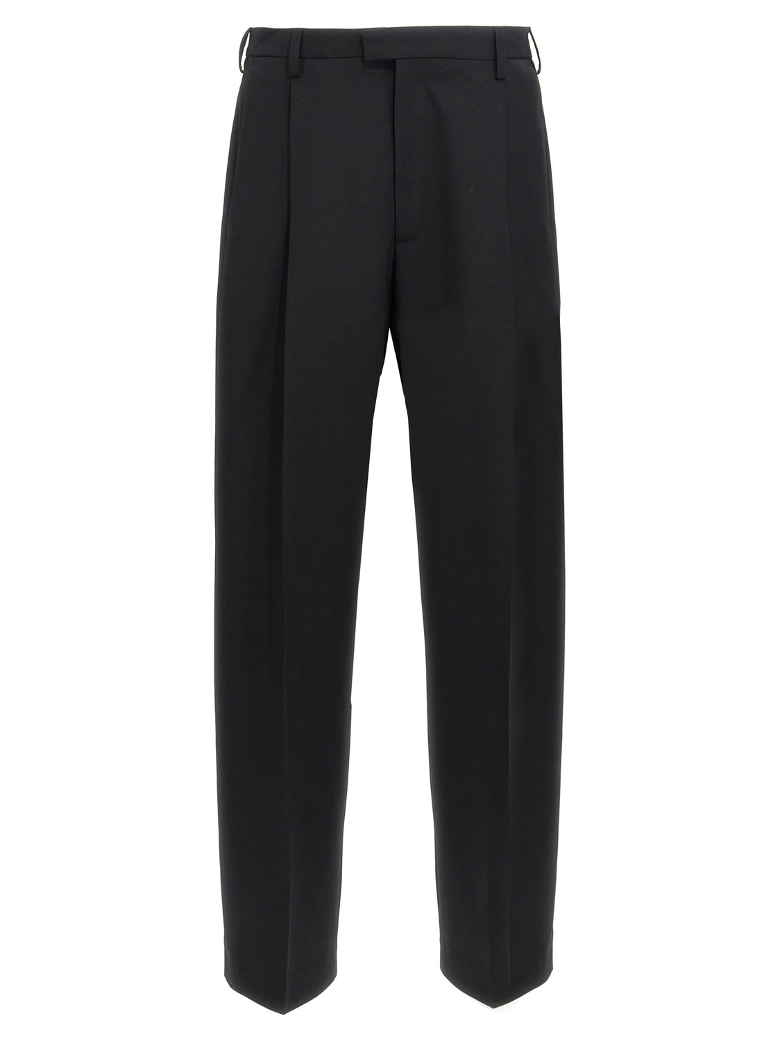 Black Polyester Dress Pants
