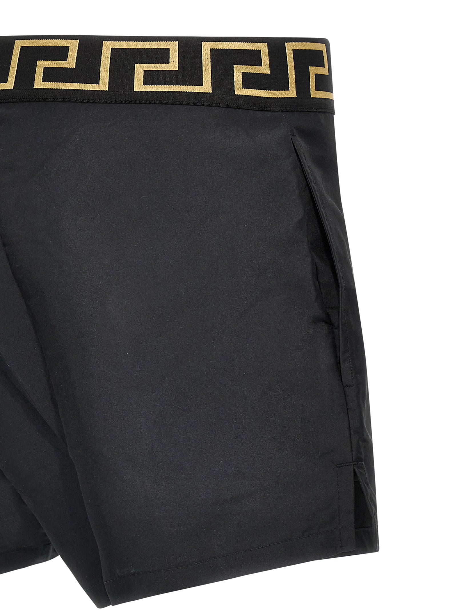 Multicolor Polyester Swim Shorts