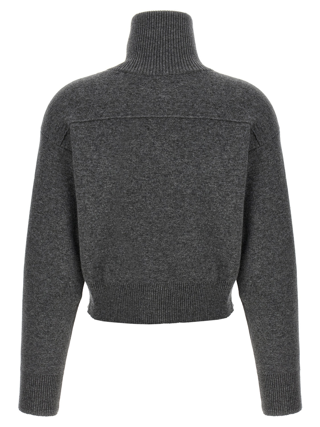 Gray Cashmere Cardigan