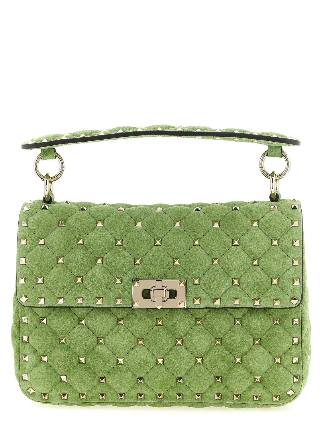Bicolor Calfskin Shoulder Bag
