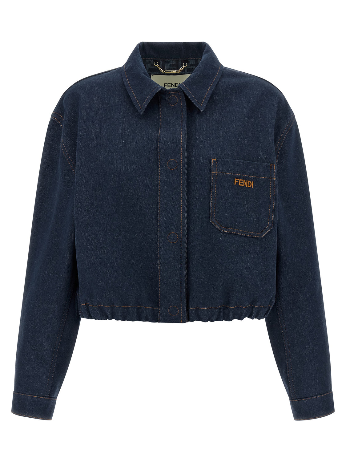 Blue Cotton Denim Jacket