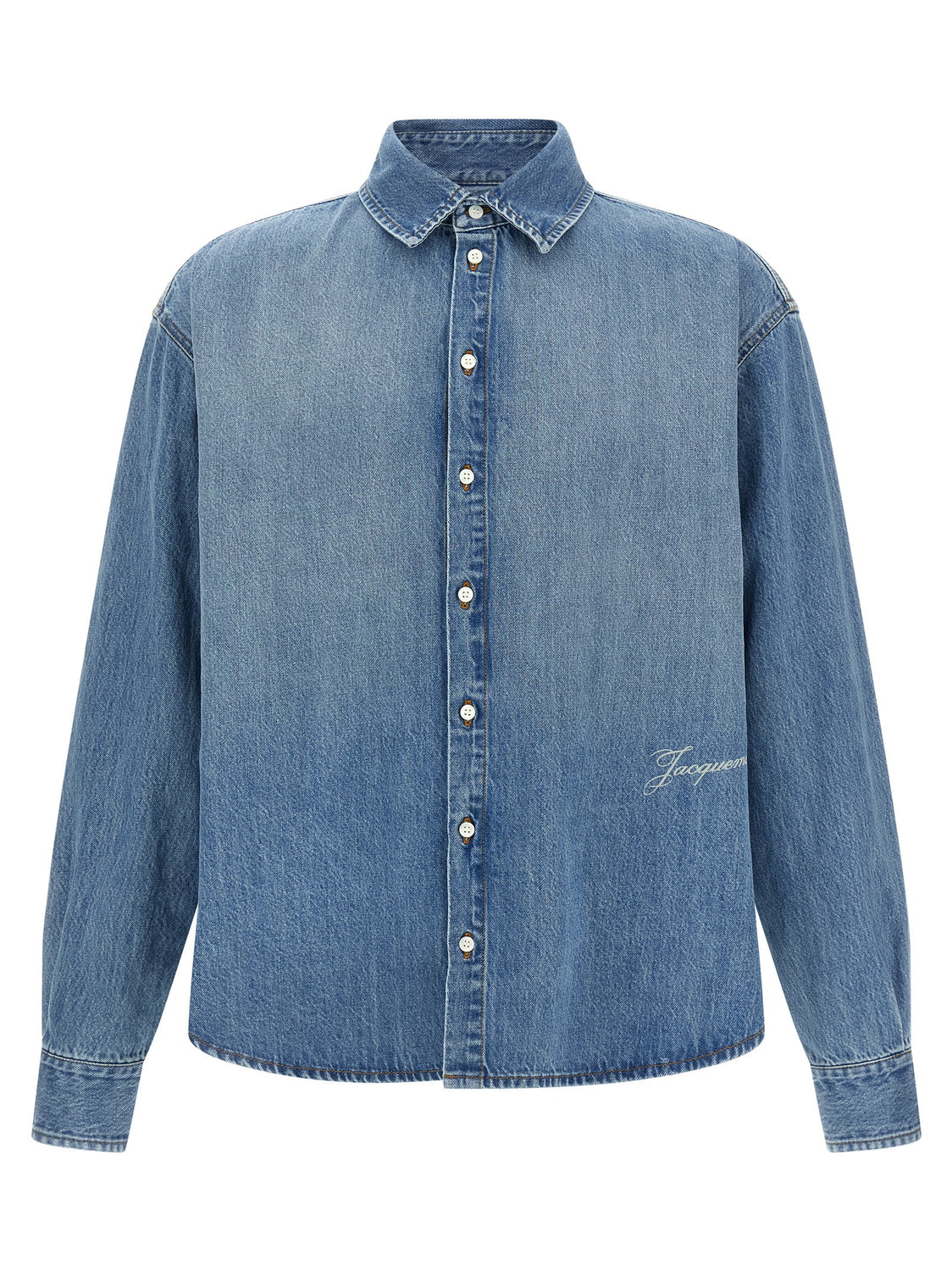 Blue Cotton Blouse
