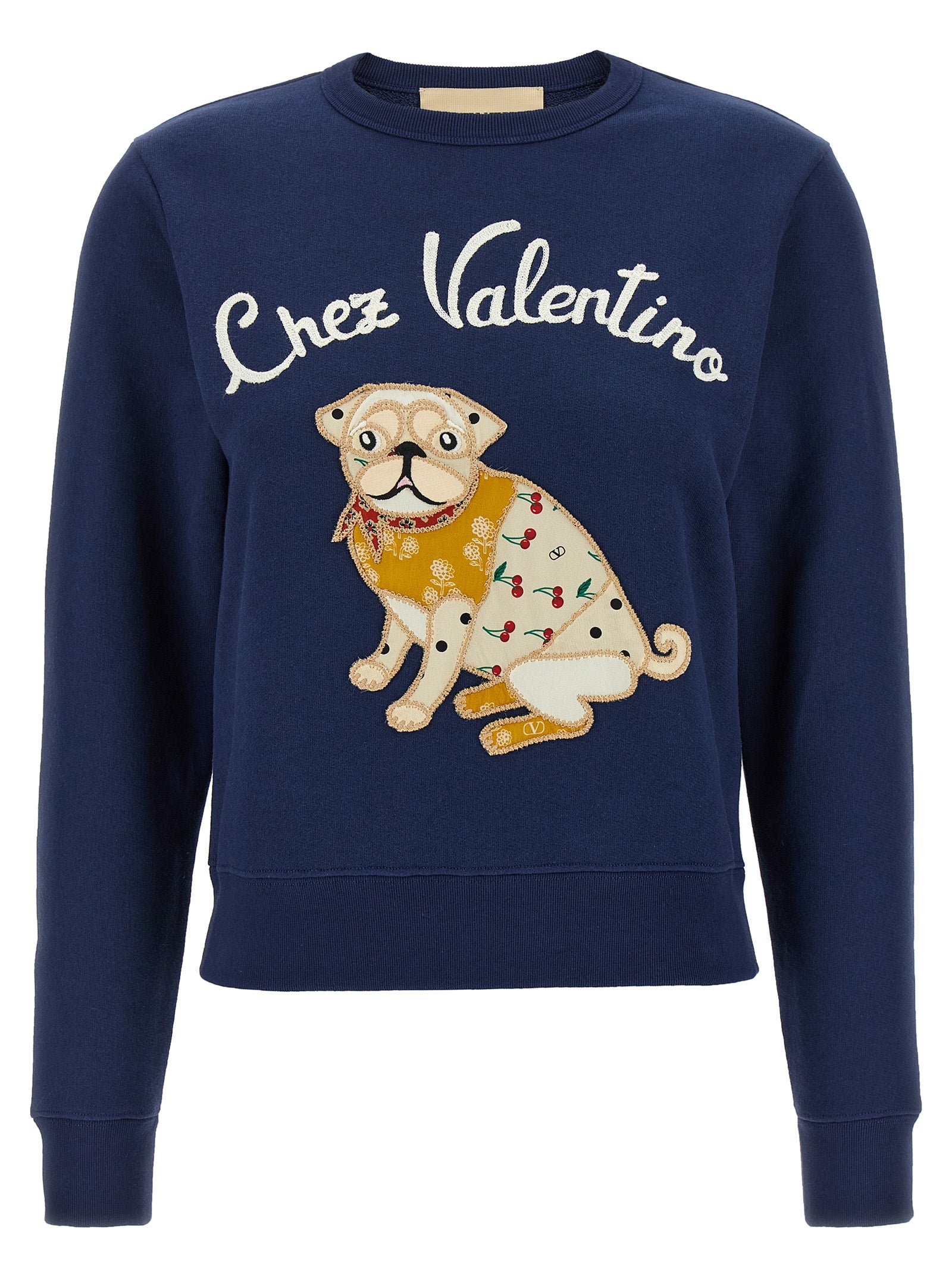 Blue Cotton Sweatshirt