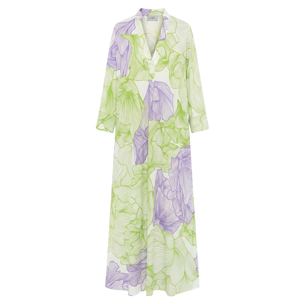 Green Cotton Women Dress