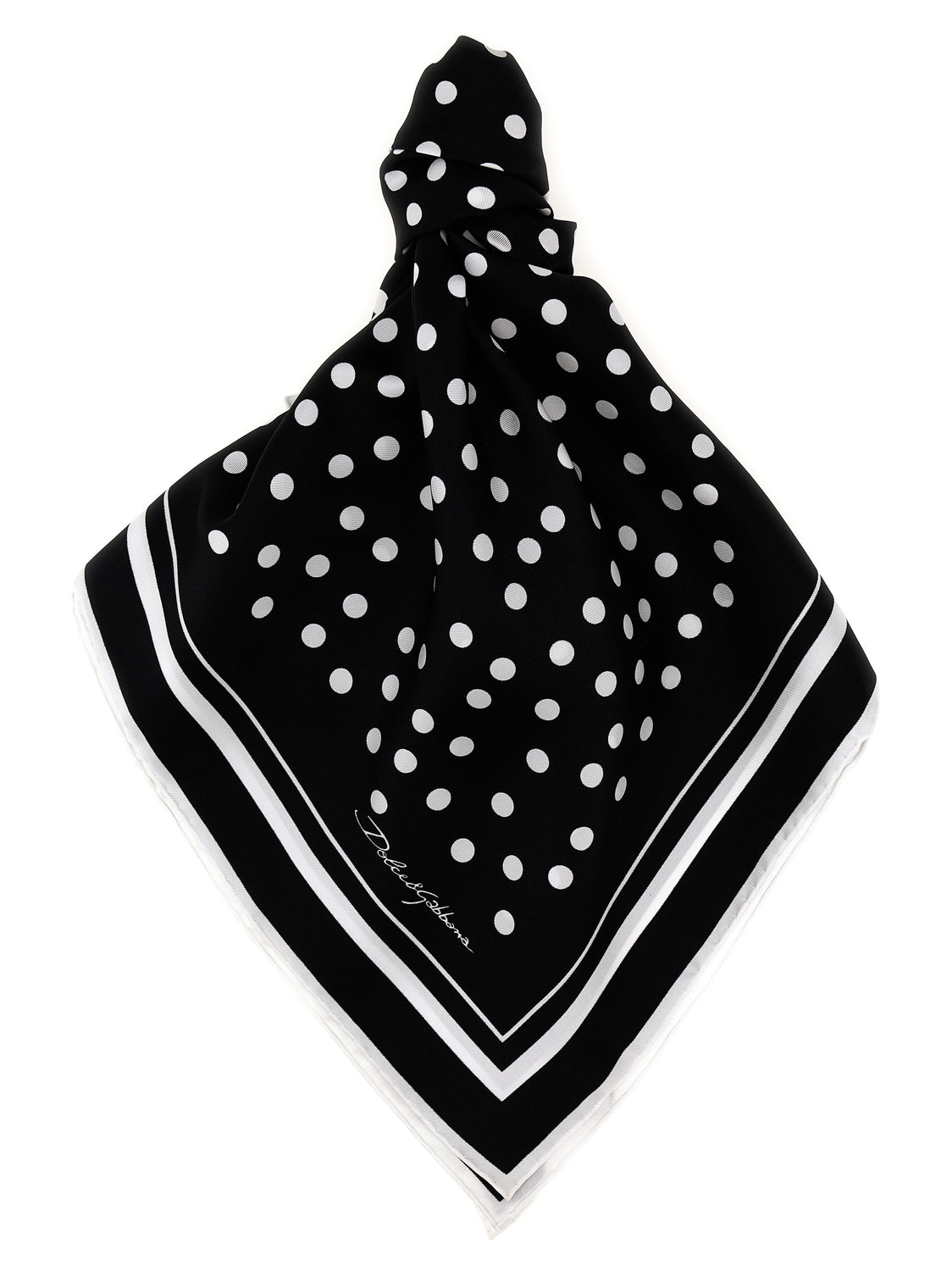 Bicolor Silk Scarf