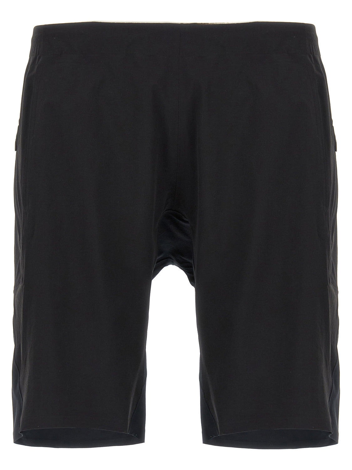 Black Nylon Bermuda Shorts