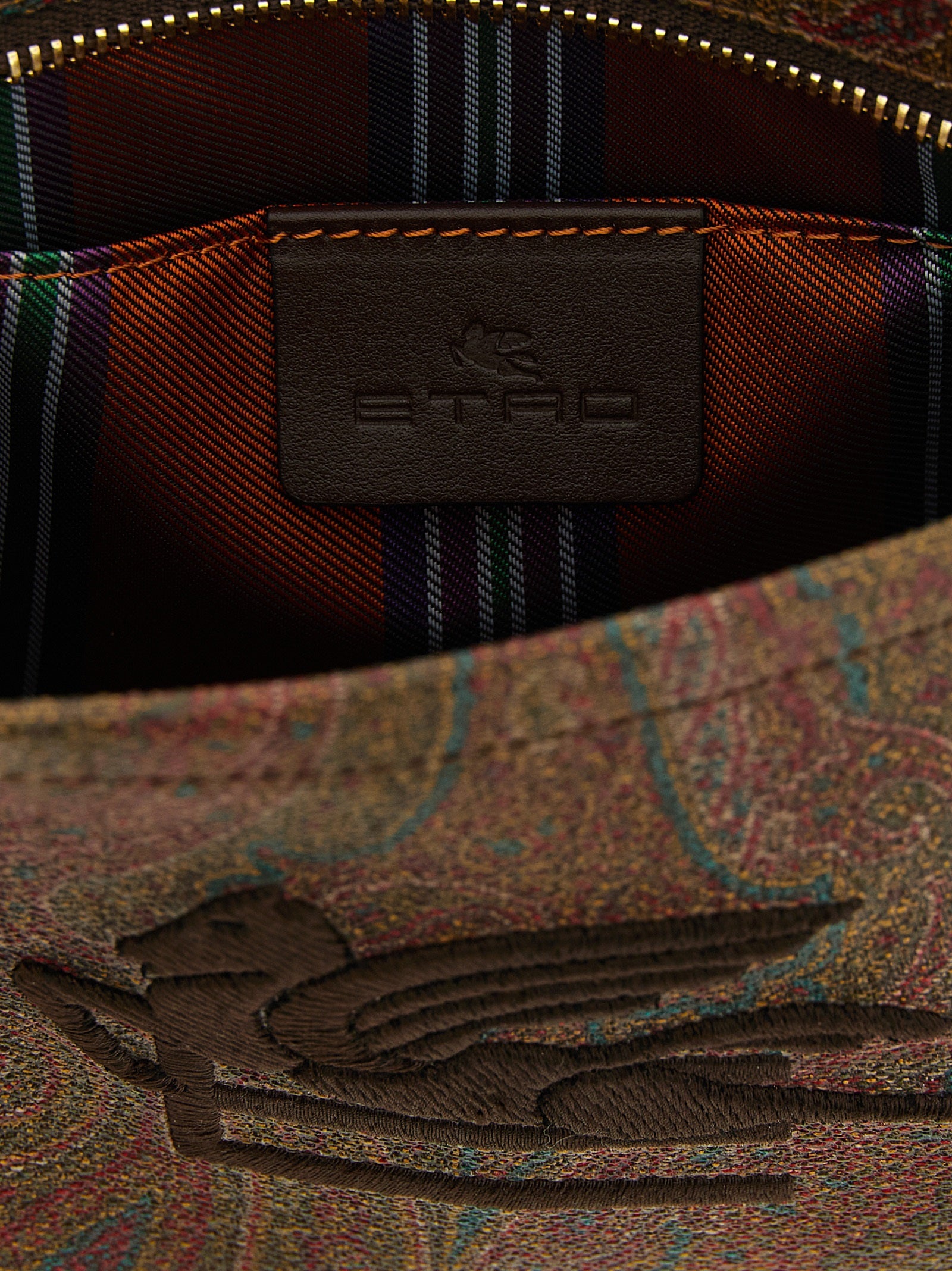 Multicolor Cotton Clutch Bag