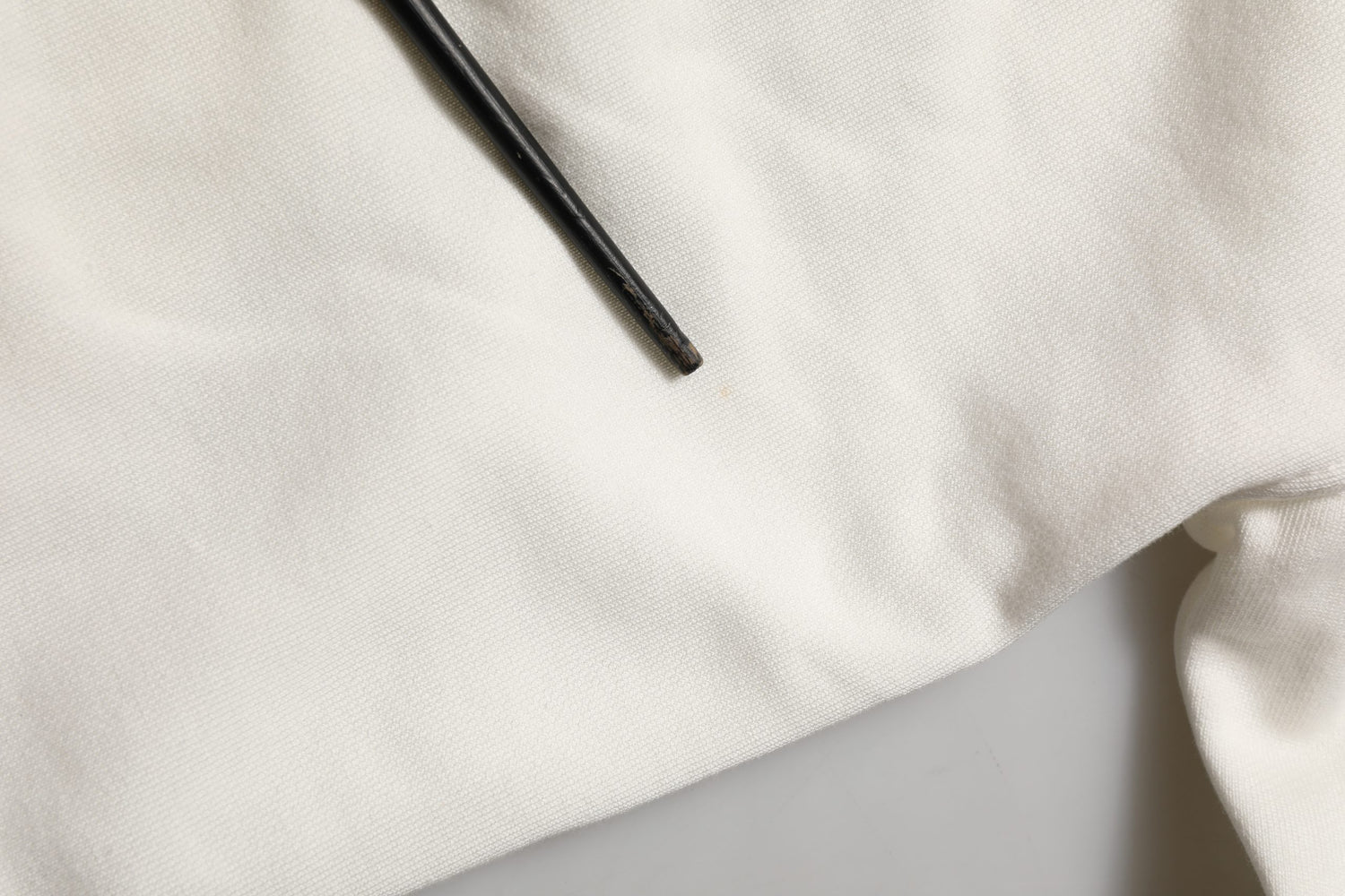 White Logo Hooded PulloverSweatshirt Sweater
