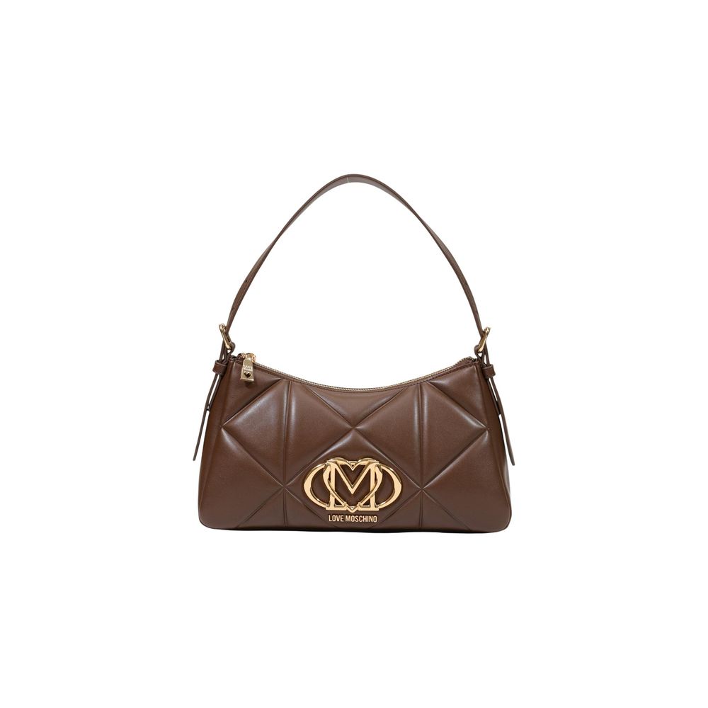 Brown Polyethylene Handbag