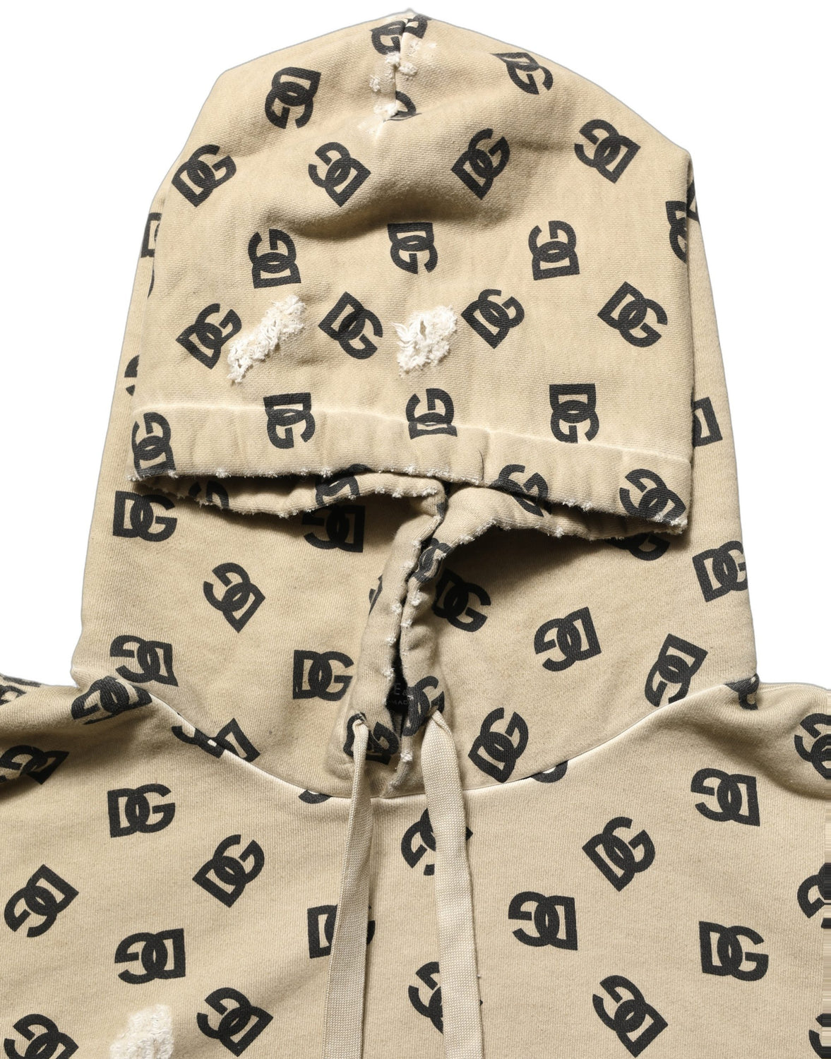 Brown Cotton Logo Hooded Sweatshirt Sweater