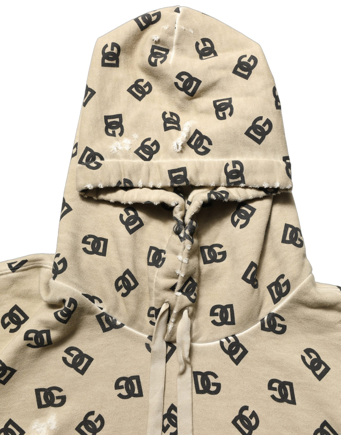 Brown Cotton Logo Hooded Sweatshirt Sweater