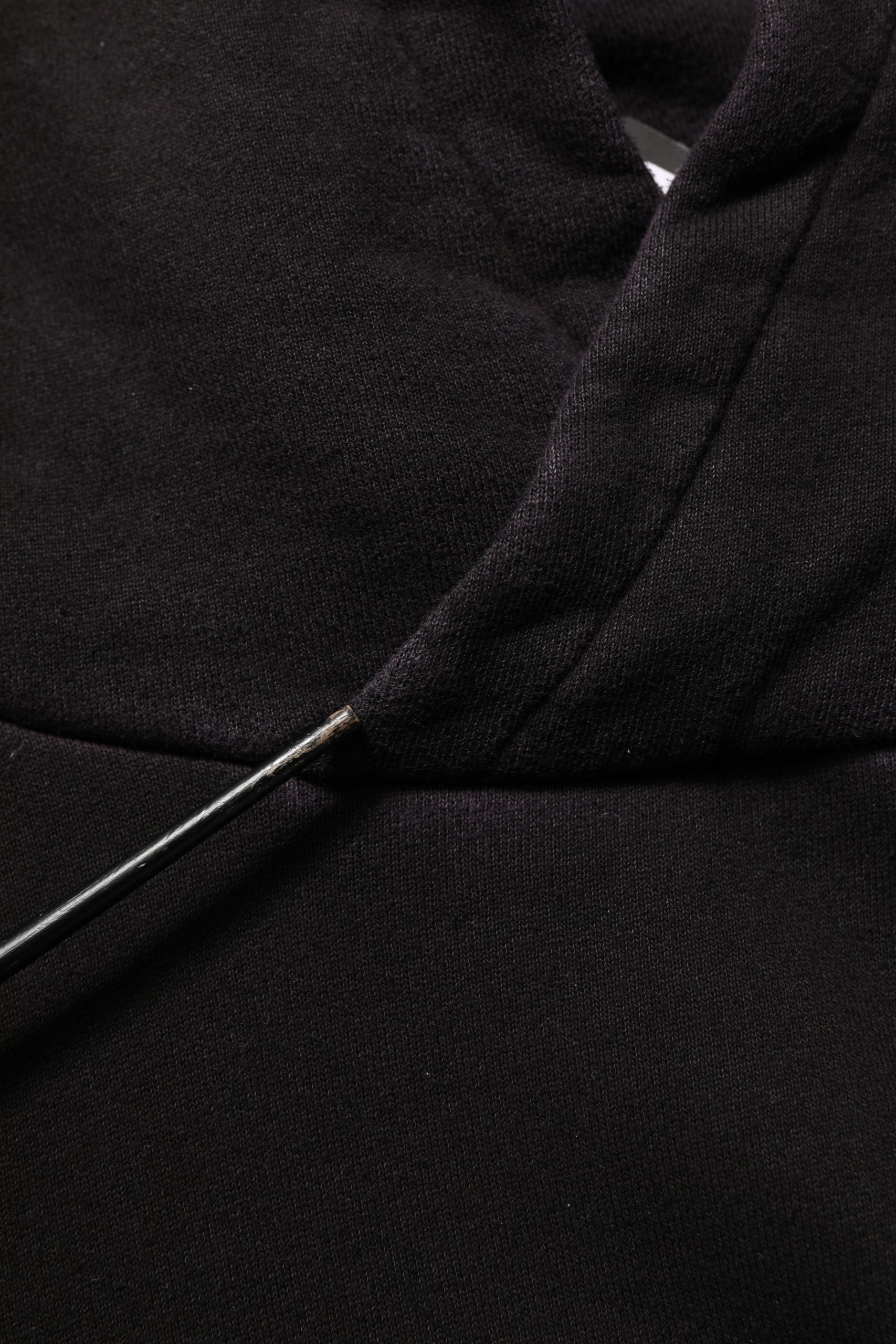 Black Cotton DGVIB3 Hooded Sweatshirt Sweater