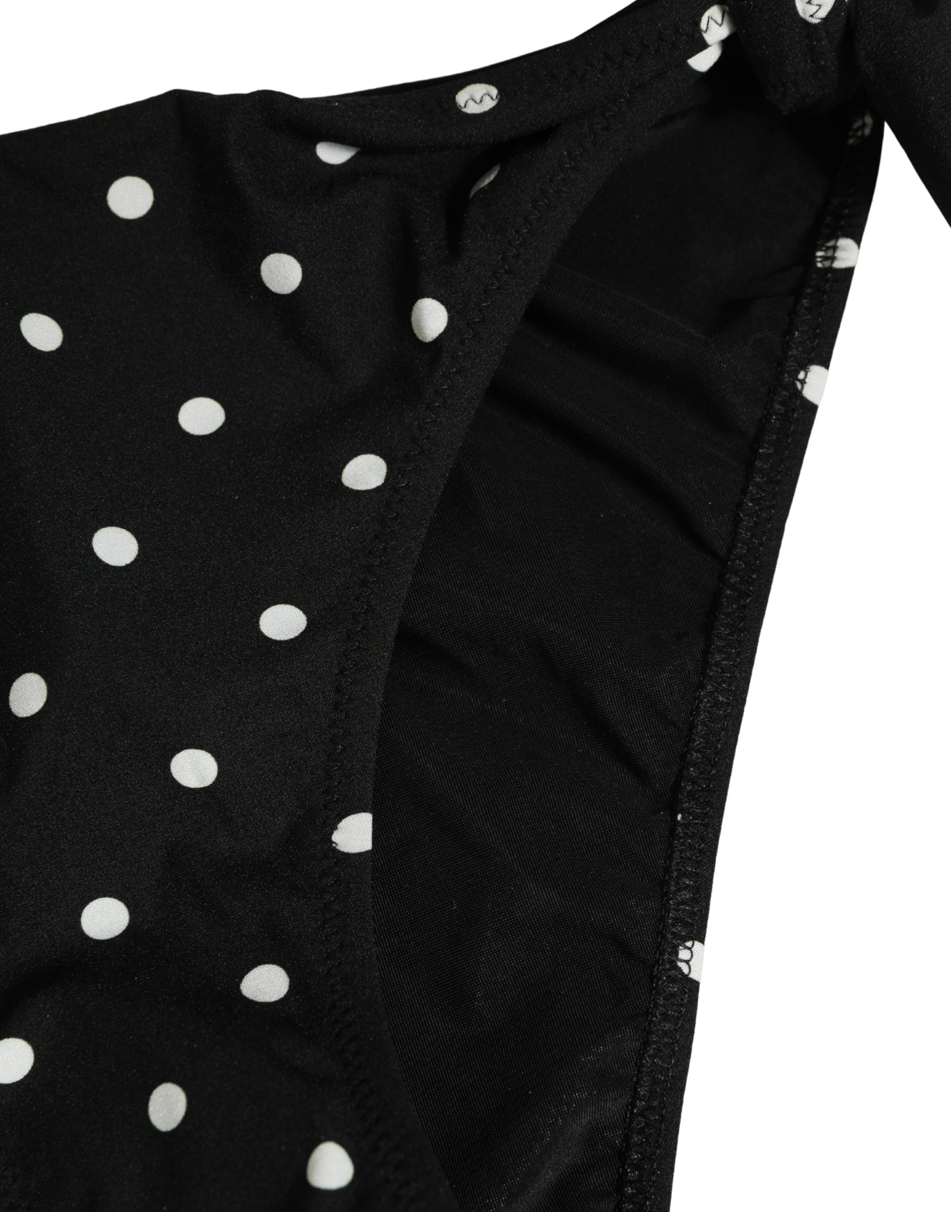 Black Polka Dot Swimwear Beachwear Bottom Bikini