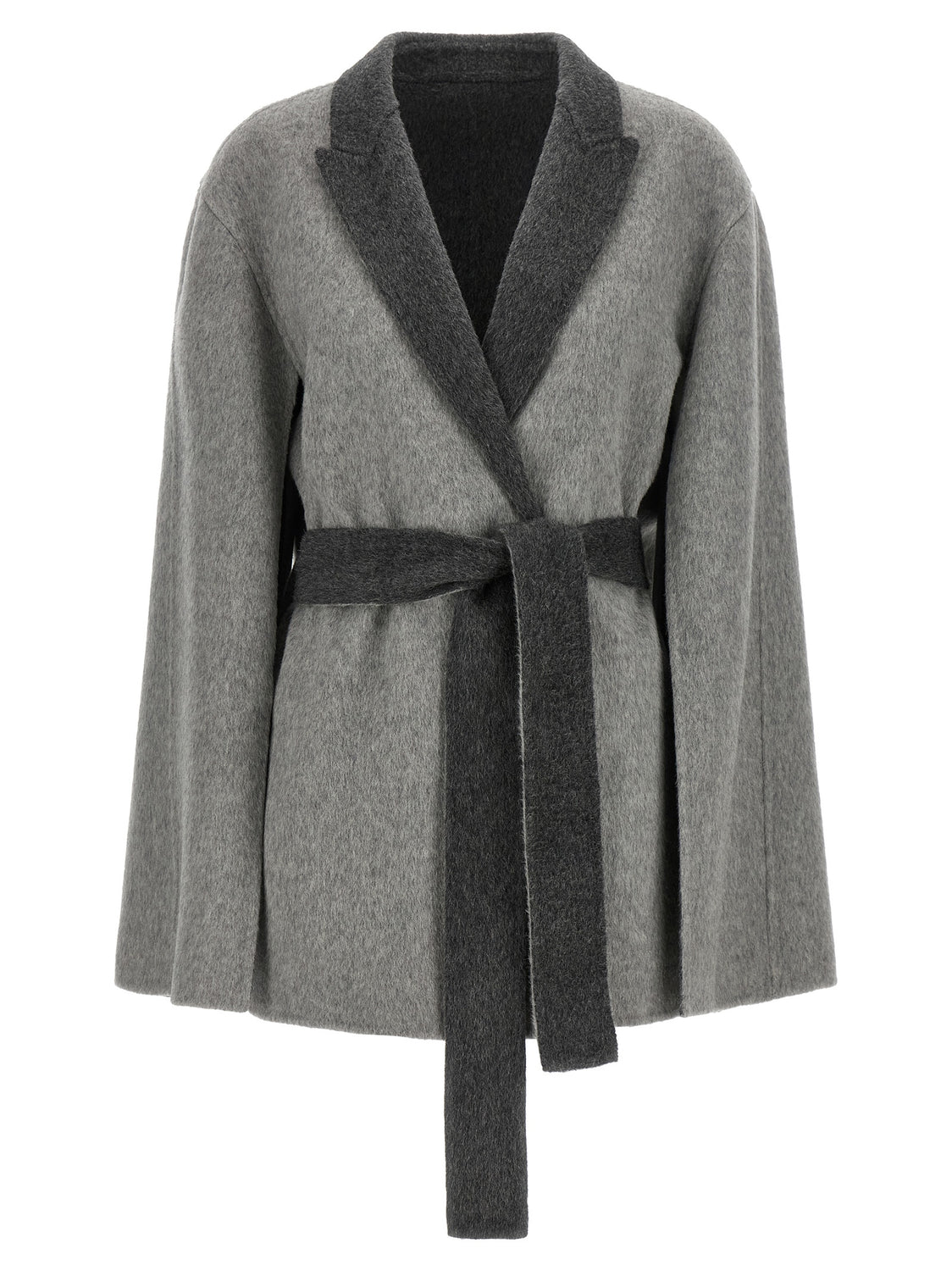 Gray Wool Cardigan
