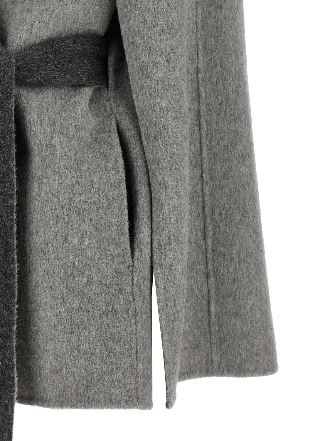 Gray Wool Cardigan