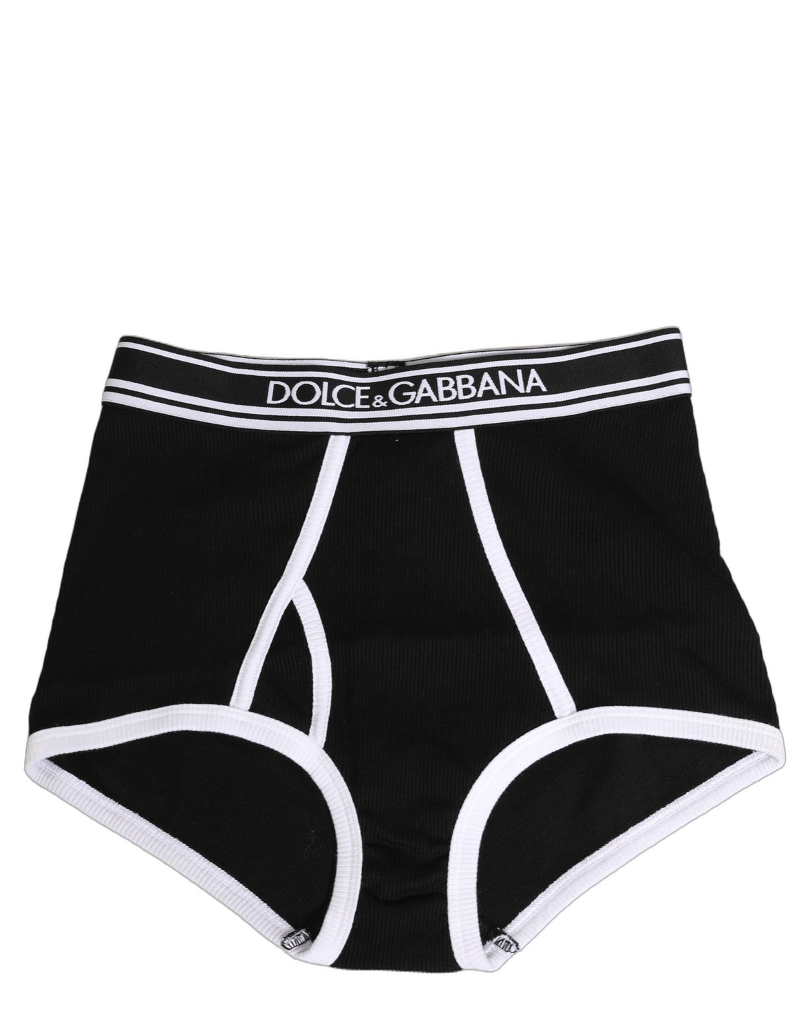 Black White Logo Waistband Coulotte Panty Underwear