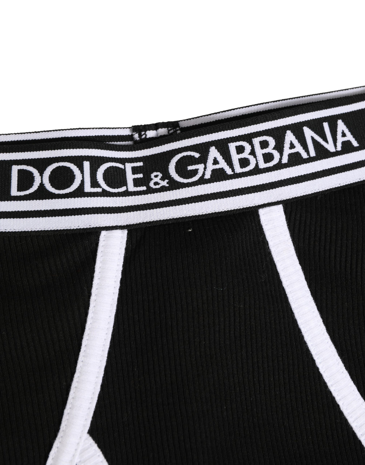 Black White Logo Waistband Coulotte Panty Underwear