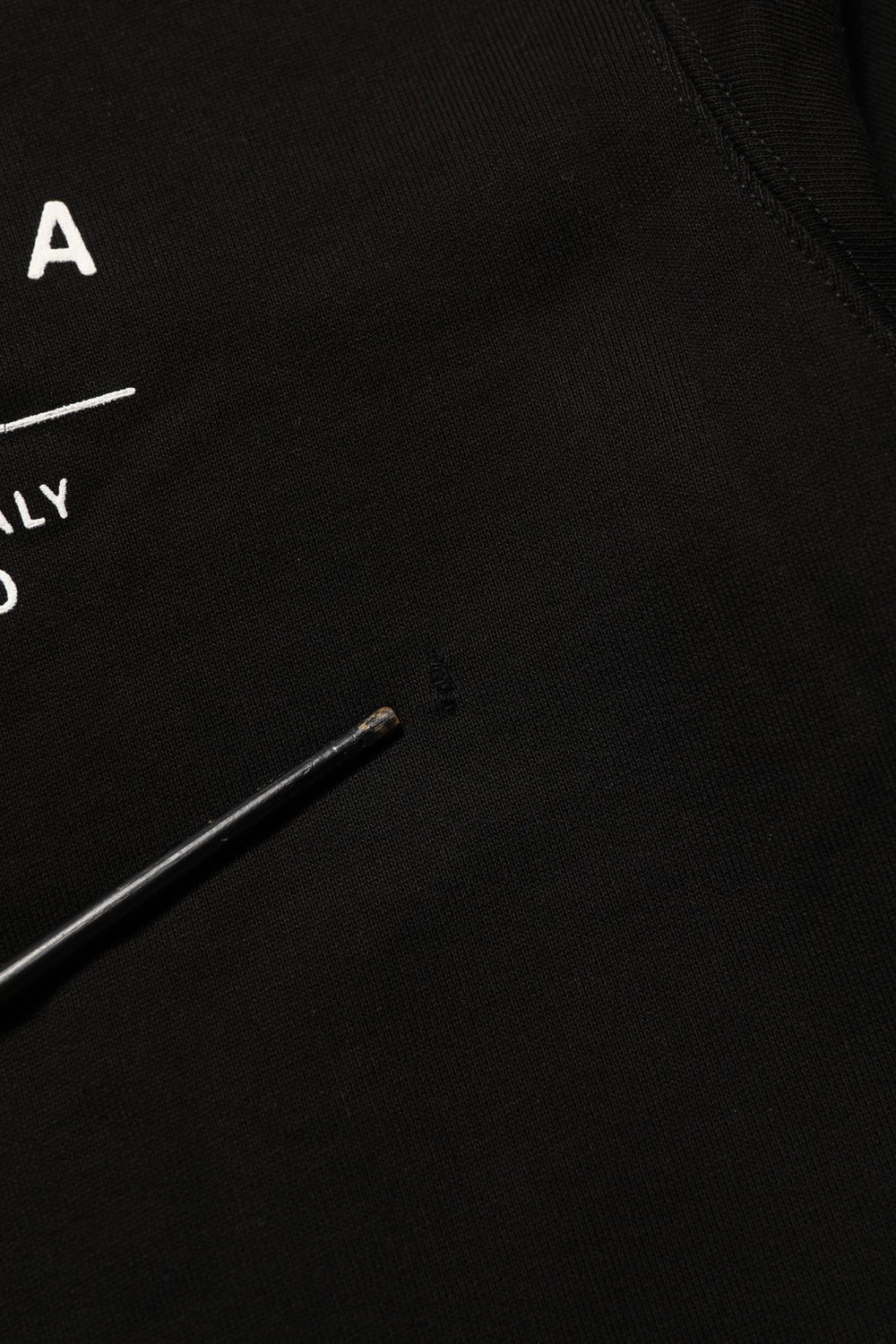 Black Cotton Logo Print Sweatshirt Sweater