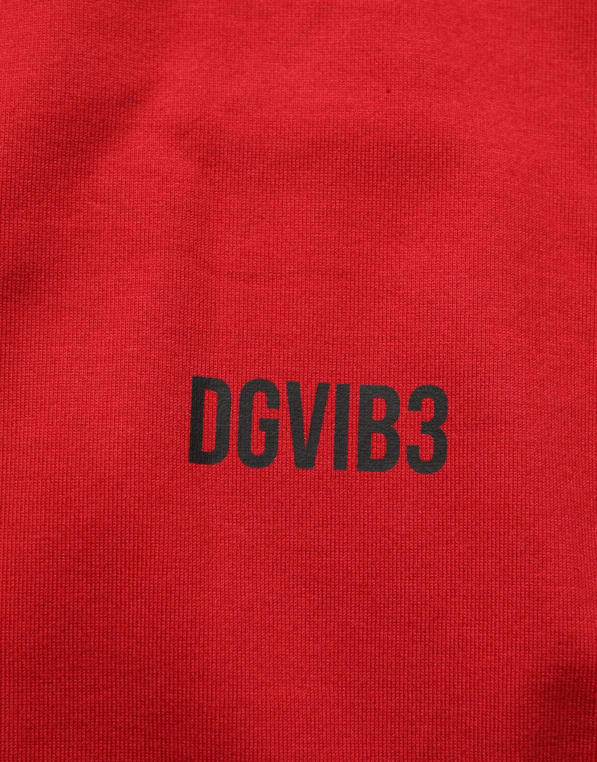 Red Cotton Graphic Print Crew Neck T-shirt