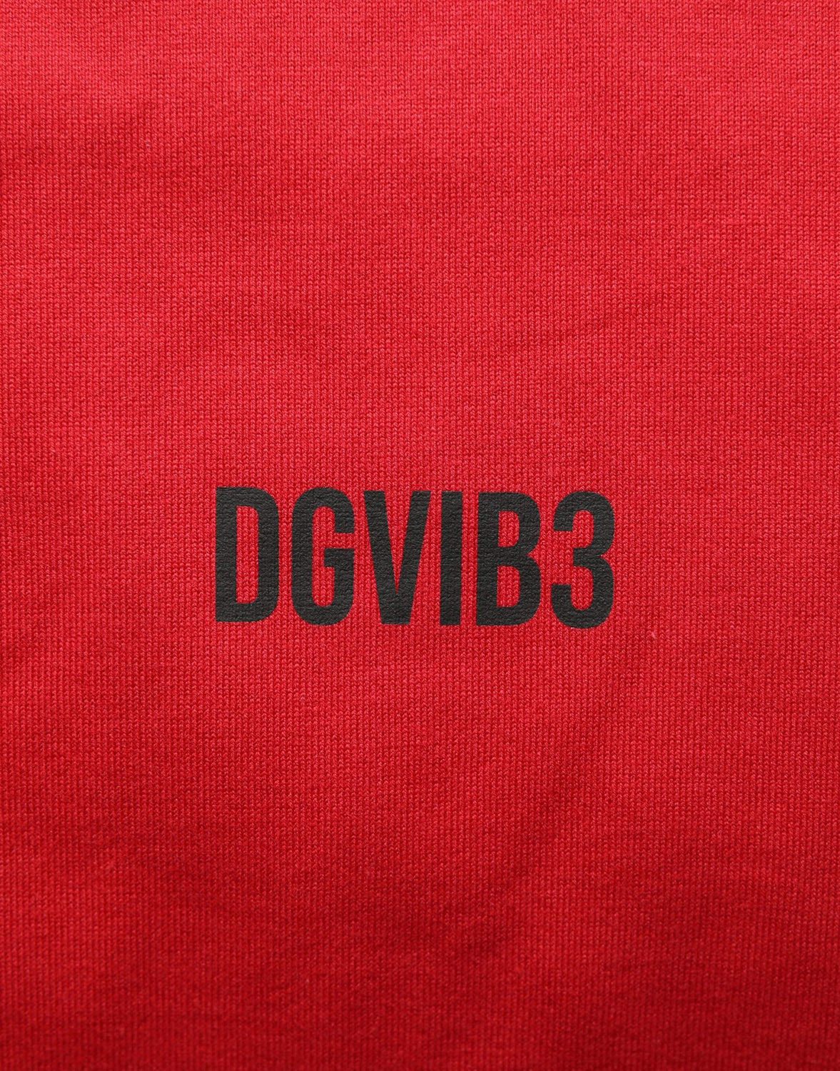 Red Cotton Graphic Print Crew Neck T-shirt