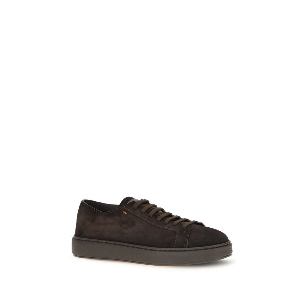 Brown Calf Leather Bos Taurus Sneakers