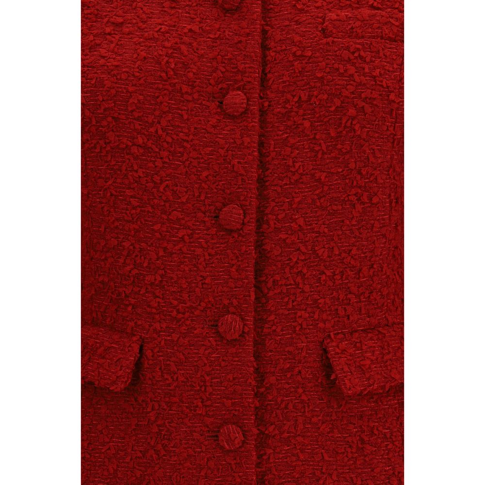 Red Polyamide Casual Dress