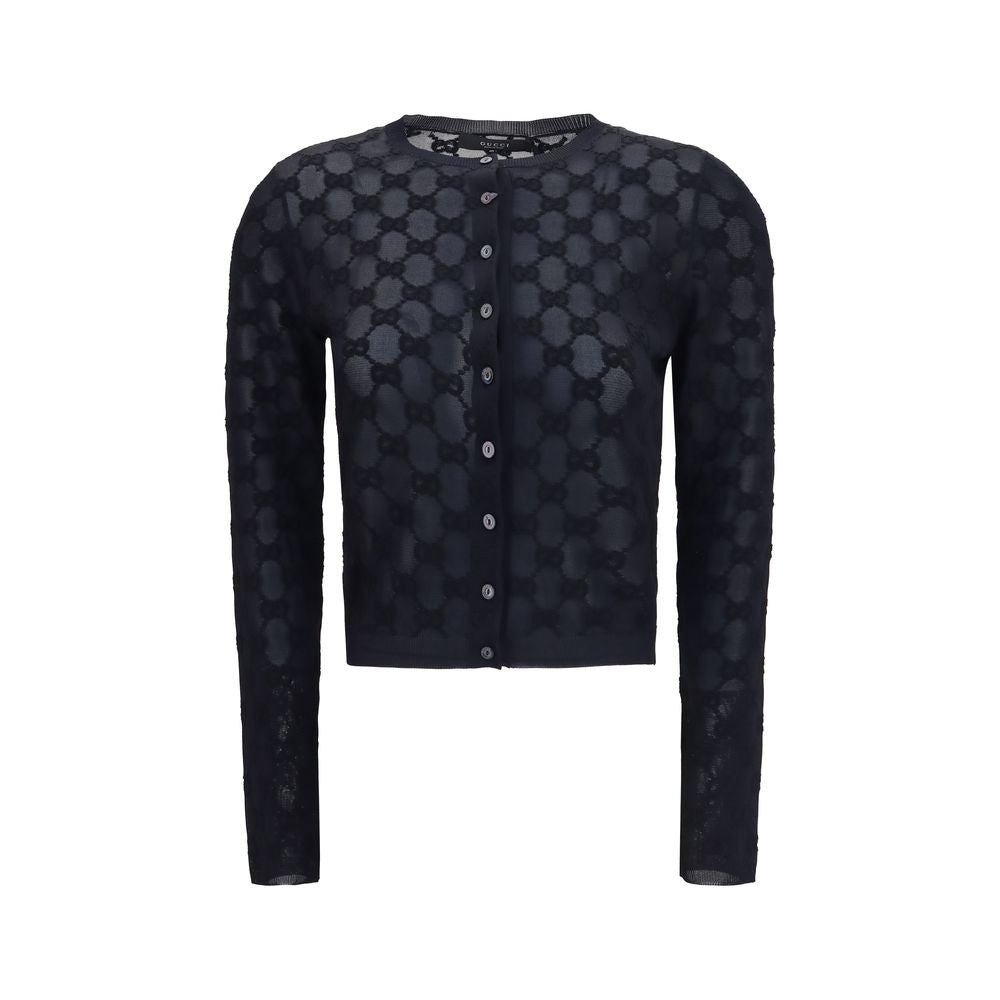 Black Viscose Cardigan