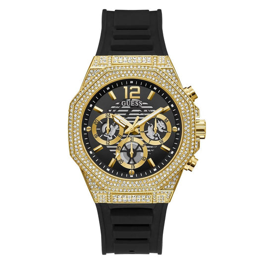 Black Synthetic Dress Watch