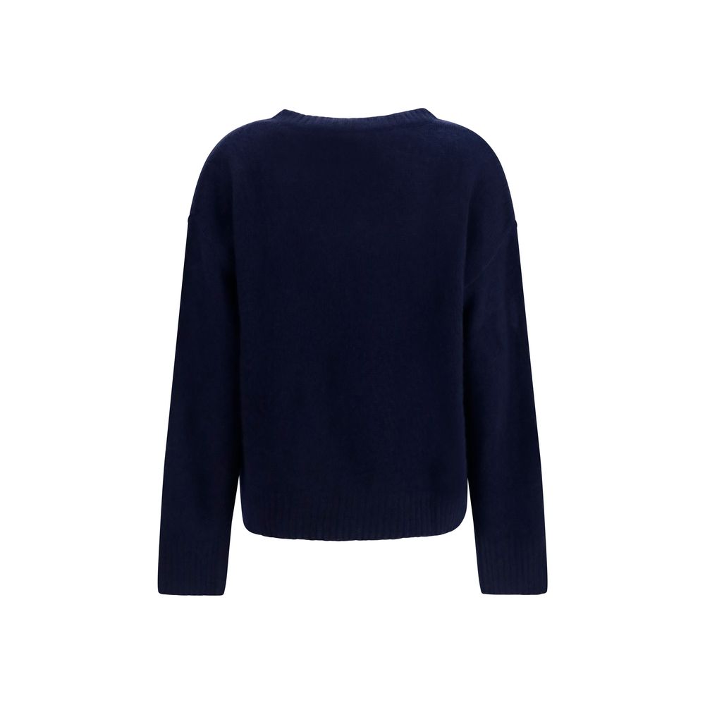 Blue Cashmere Sweatshirt