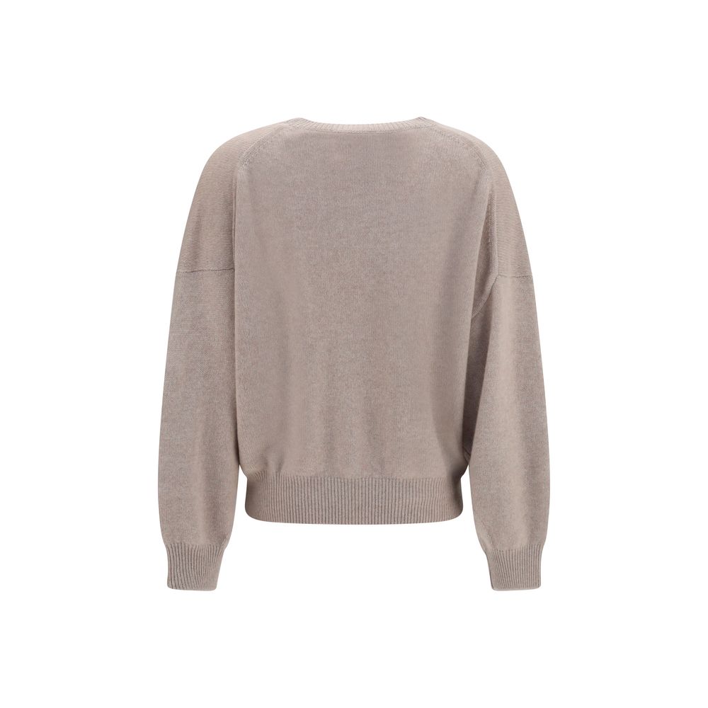 Beige Cashmere Sweater