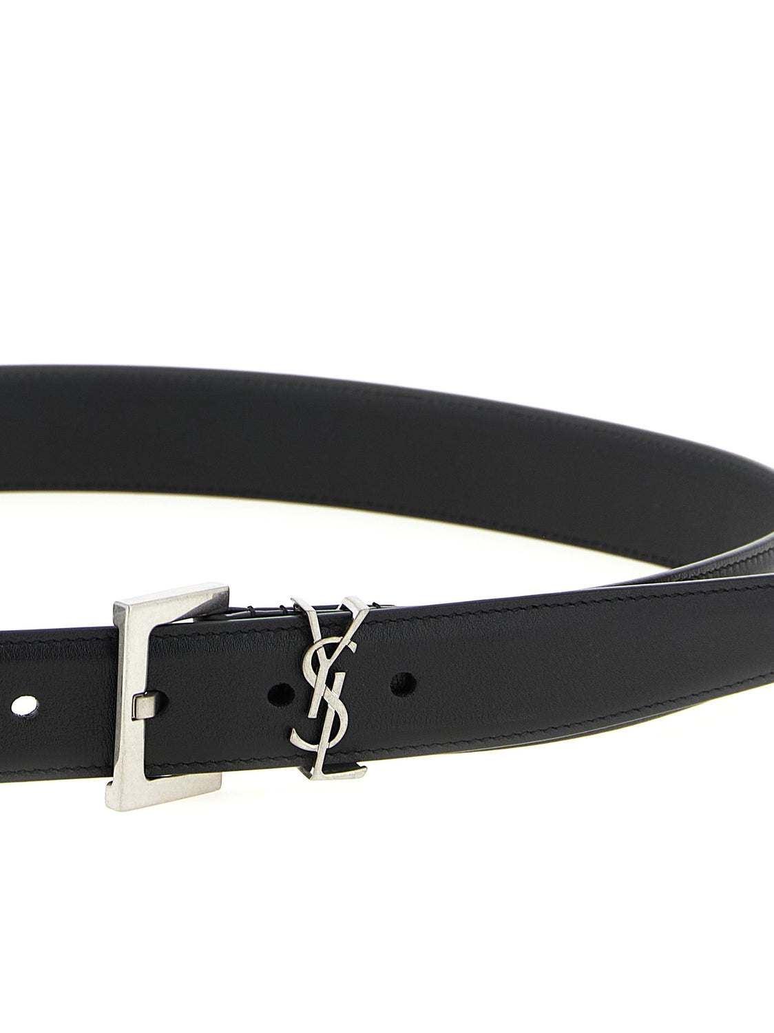 Black Calfskin Regular Belt