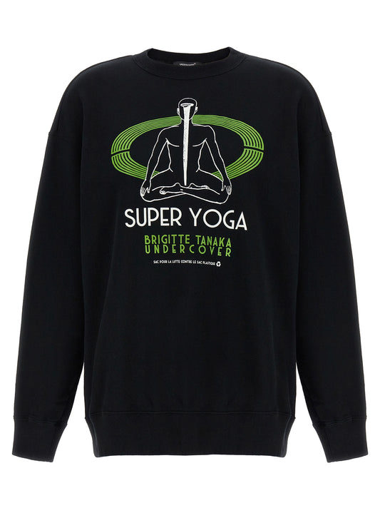 Black Cotton Sweatshirt