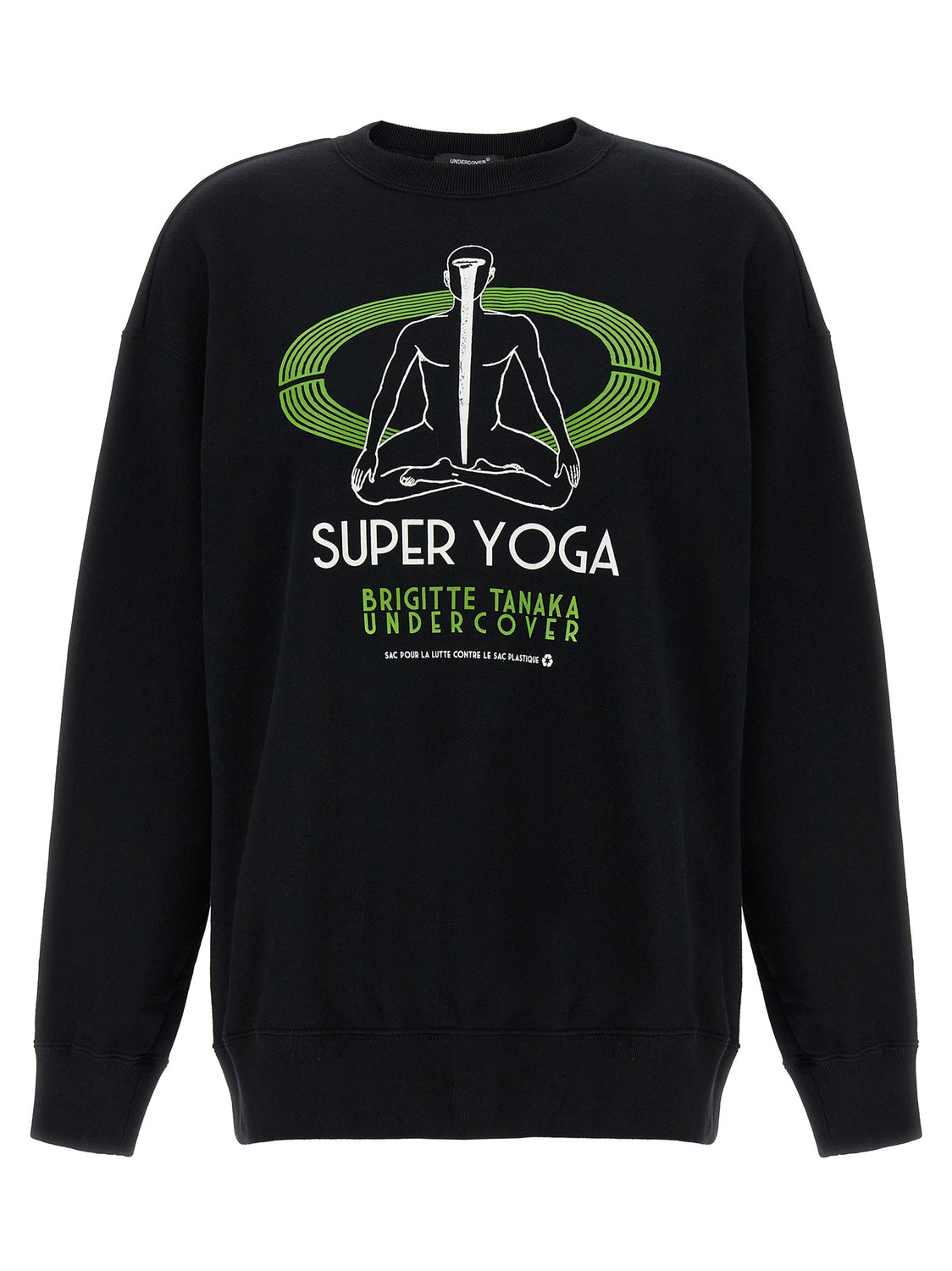 Black Cotton Sweatshirt