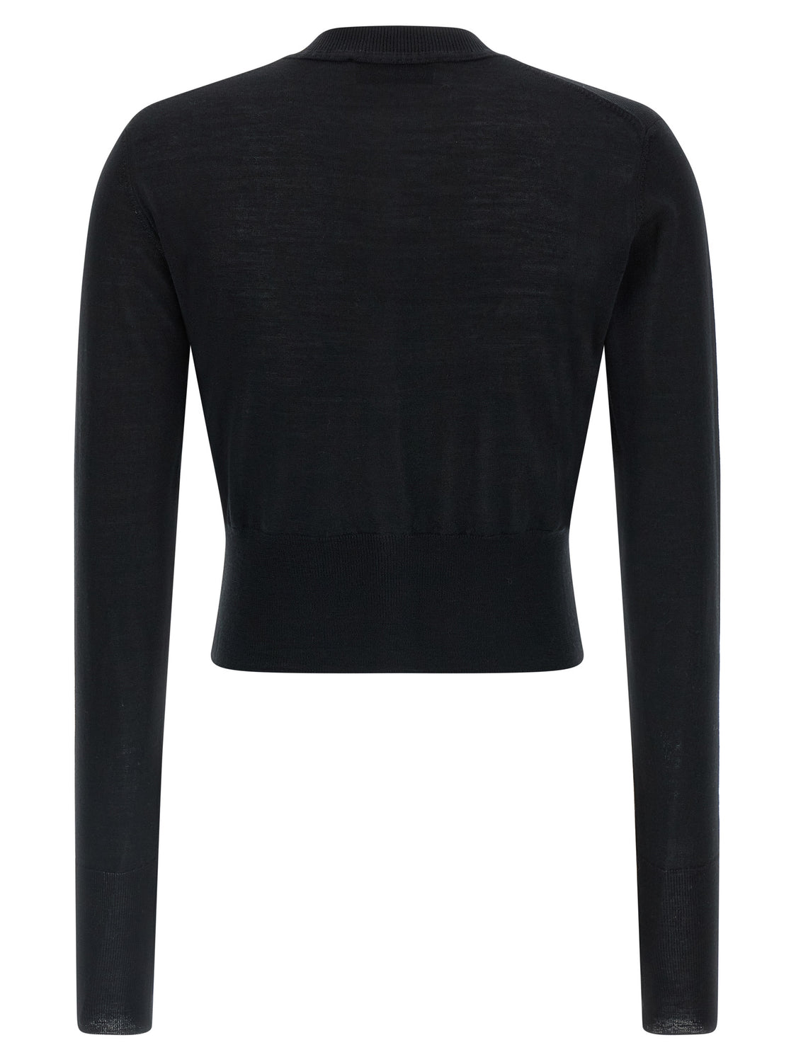 Black Cotton Cardigan