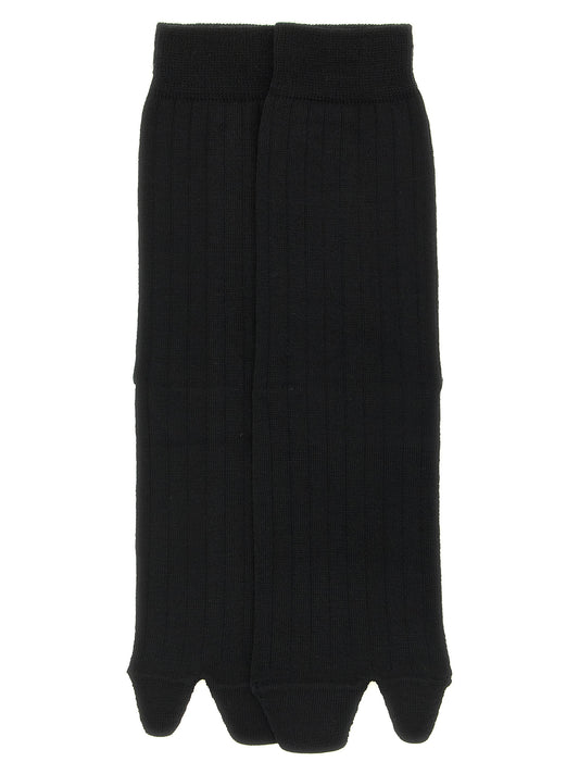 Black Wool Socks