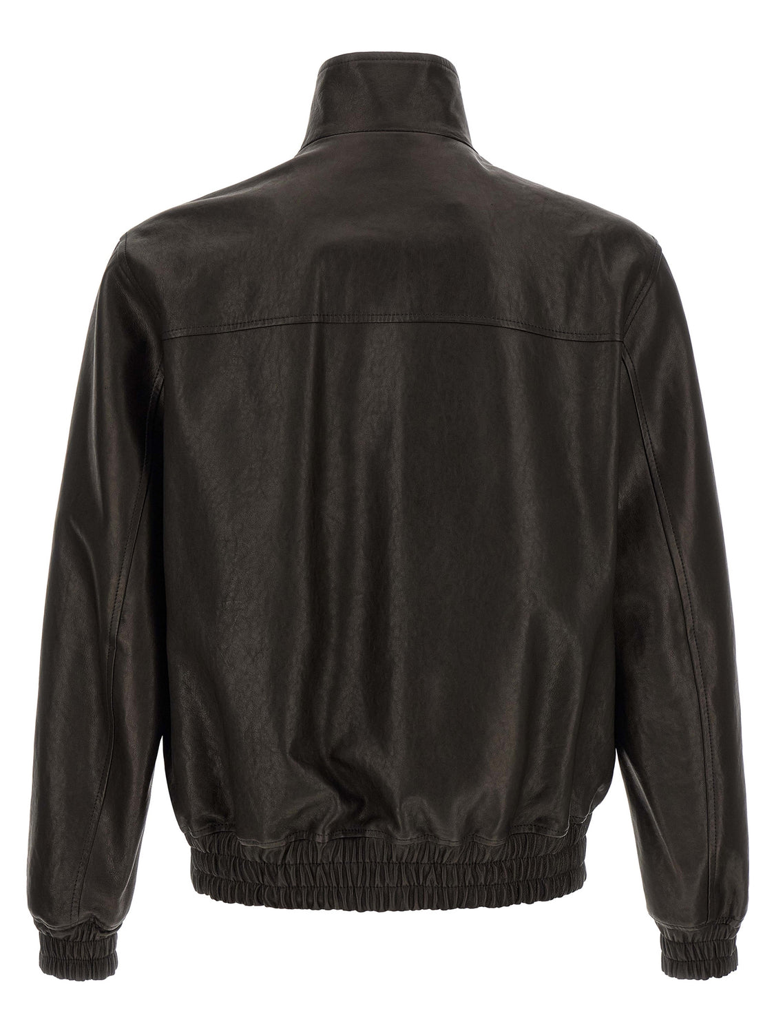 Black Calfskin Leather Jacket
