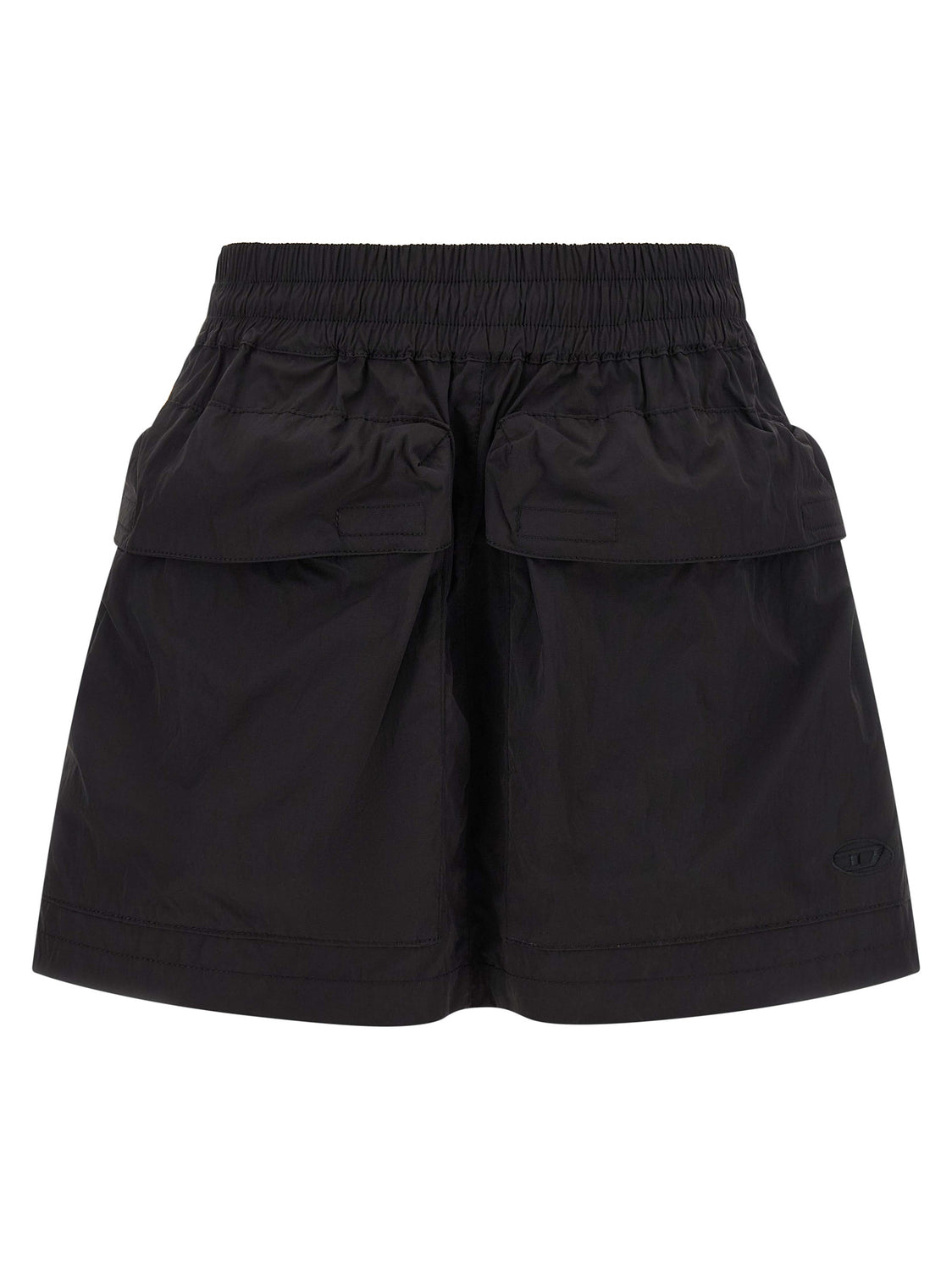 Black Polyamide Long Skirt