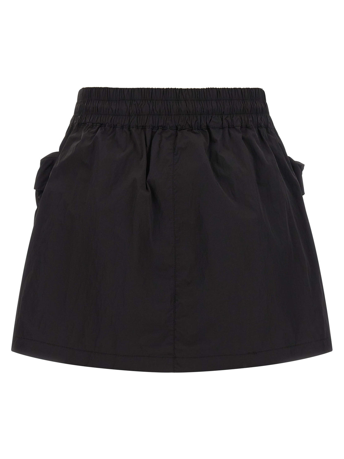 Black Polyamide Long Skirt