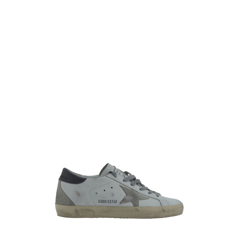 White Goatskin Low Top Sneakers