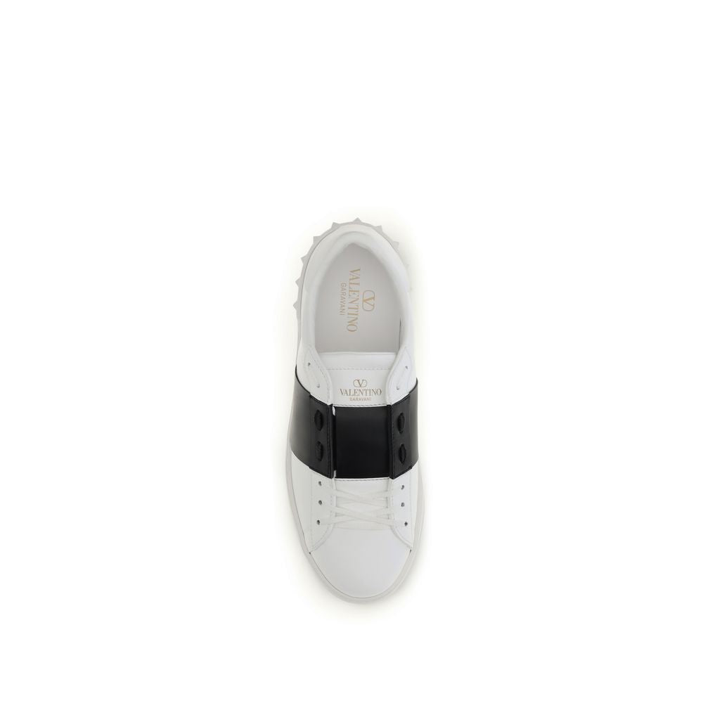 Blue Calf Leather Bos Taurus Low Top Sneakers