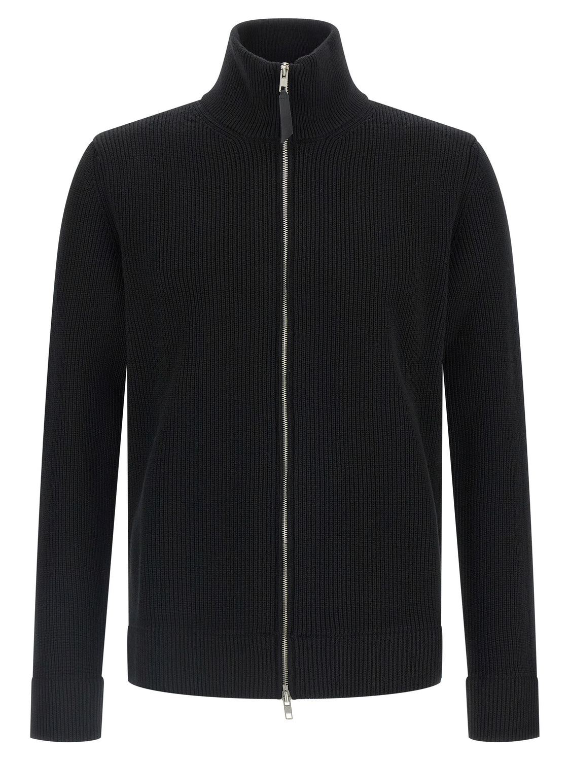 Black Cotton Cardigan